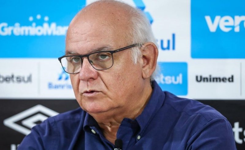 Técnico projeta Campaz como uma solução para o time em 2022. Foto: Lucas Uebel/Grêmio