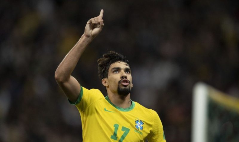 Lucas Paquetá marcou o gol que deu a vitória ao Brasil contra a Colômbia. Foto: Lucas Figueiredo/CBF