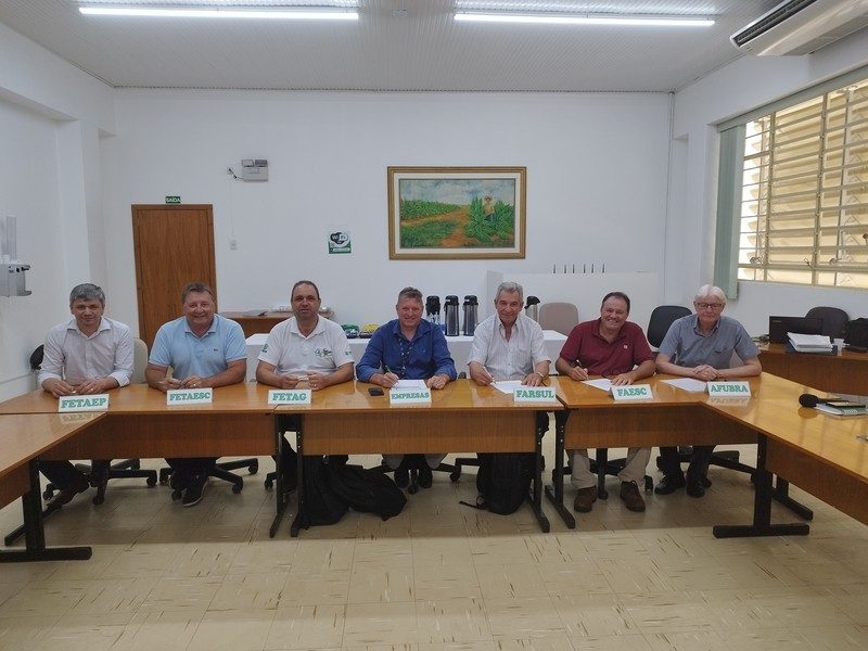 Reunião entre as entidades e a JTI, ocorreu nesta terça-feira (17). Foto: Divulgação