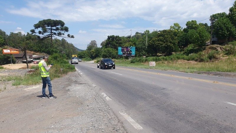 BR-470 terá alteração no tráfego nesta quinta-feira (07). Foto: Divulgação/Secretaria de Parcerias