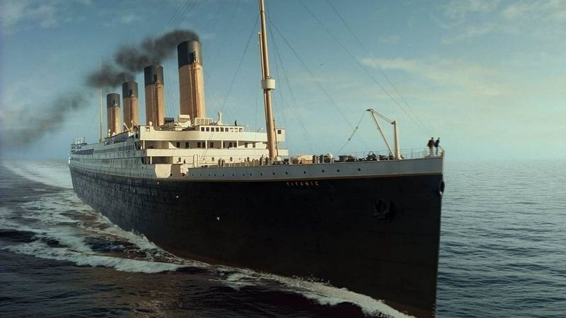 Reprodução do navio Titanic do filme de 1997 - Divulgação