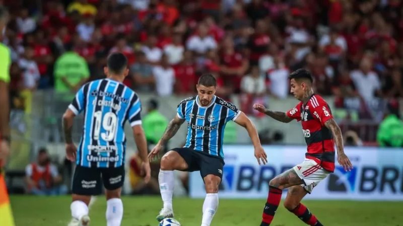 Grêmio sofre revés do Flamengo e perde por 3 a 0 para os cariocas. Foto: Lucas Uebel/Grêmio