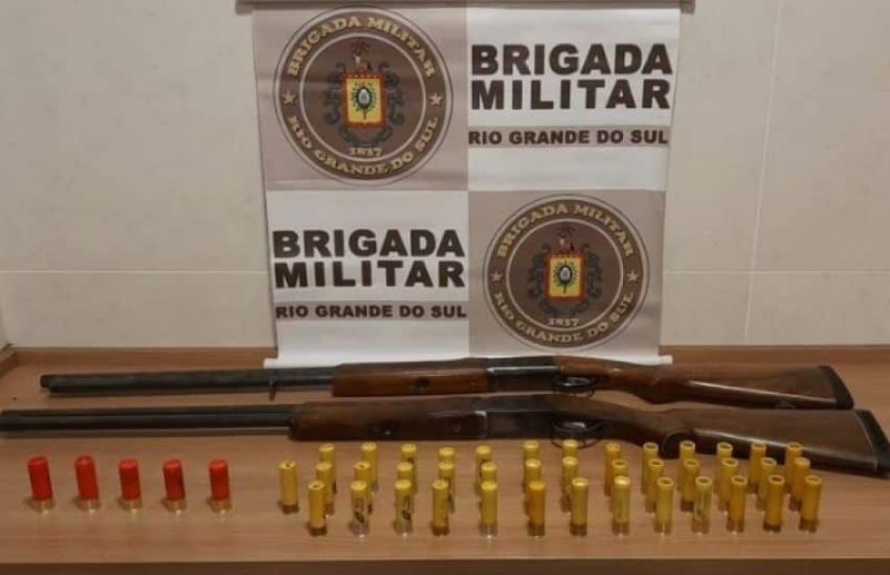 Dois homens presos por porte ilegal de arma em Encruzilhada do Sul