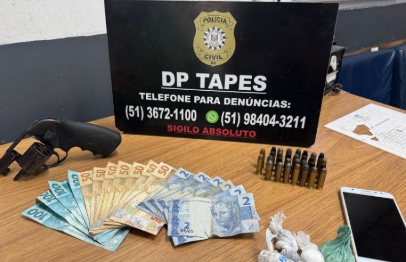 Tapes: homem é preso durante ação contra o tráfico de drogas