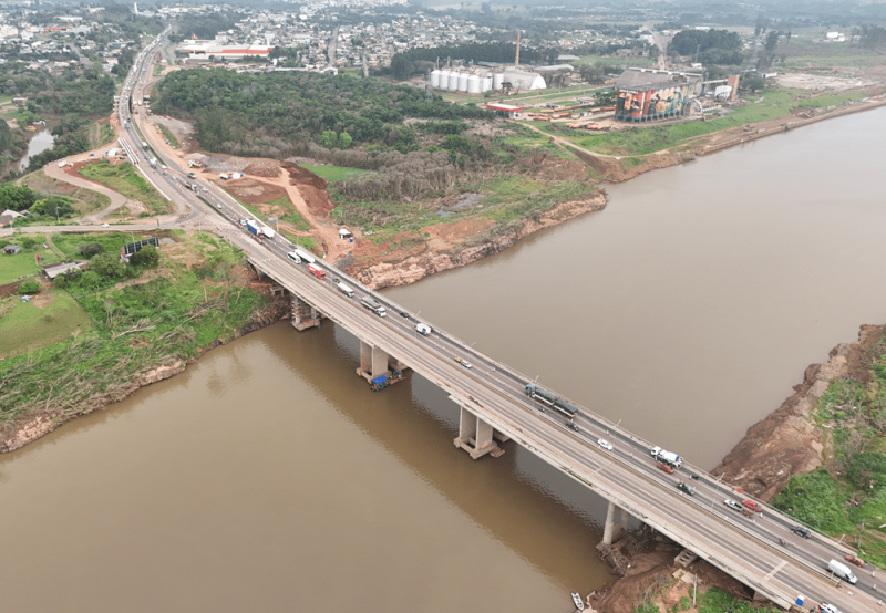 CCR ViaSul apresenta projeto de recuperação da ponte do rio Taquari. Foto: Divulgação/CCR ViaSul