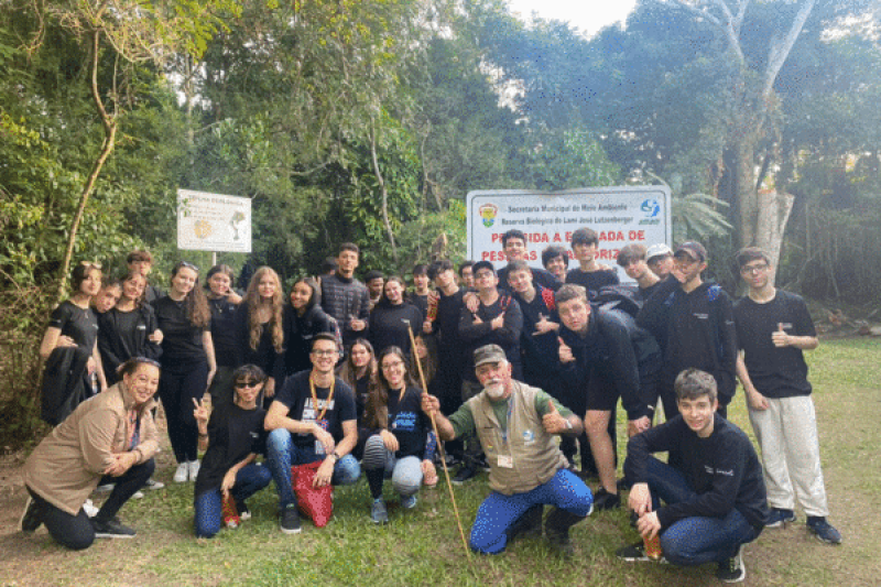 Ensino Médio Senac: meio ambiente é destaque na sala de aula. Foto: Divulgação/Senac-RS