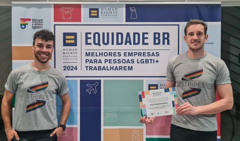 Philip Morris Brasil é reconhecida como uma das melhores empresas para pessoas LGBTQIA+ trabalharem