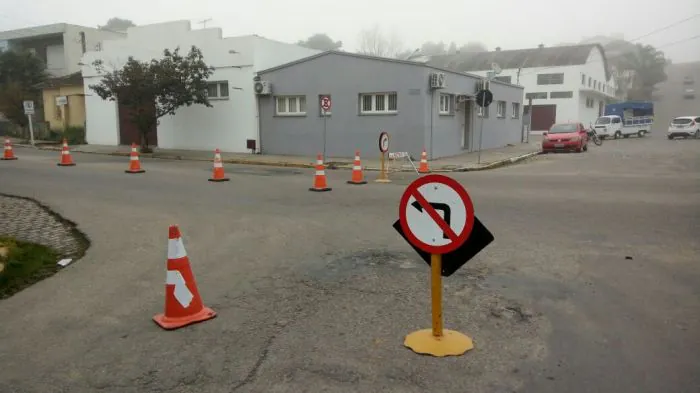 Obras alteram trânsito no centro