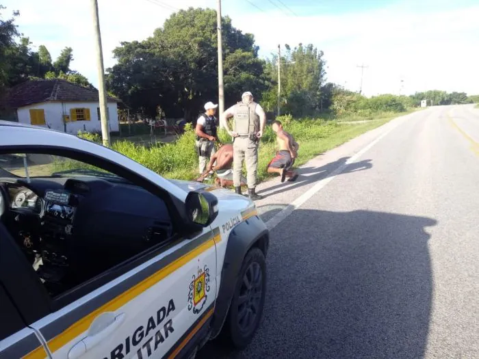 Foragidos são presos pela Brigada Militar na ERS-350