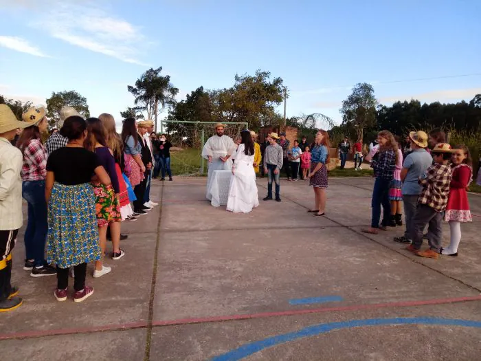 Casamento na roça é um dos destaques da Festa de São João de Batista