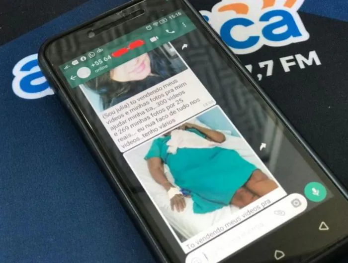 Não caia no golpe dos nudes em Camaquã