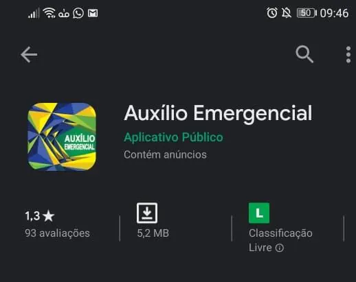 GOLPE? CUIDADO: suposto aplicativo de auxílio emergencial para Android não é oficial