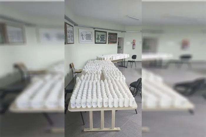 IFSul Camaquã entrega 1 mil litros de álcool para Secretaria da Saúde