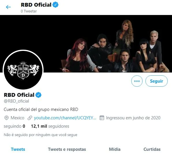 RBD: Conta oficial e verificada surge no Twitter e reacende esperança dos fãs