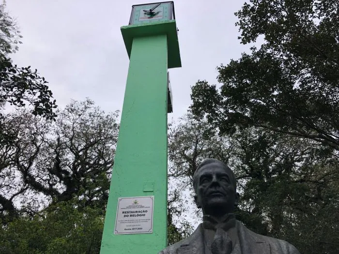 Histórico relógio da Praça Donário Lopes é reinaugurado em Camaquã