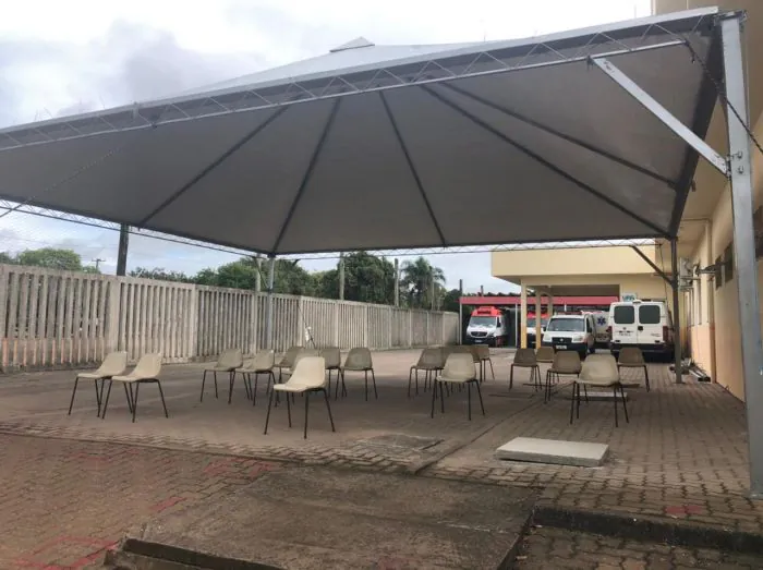 Tenda de triagem é reativada junto da UPA em Camaquã
