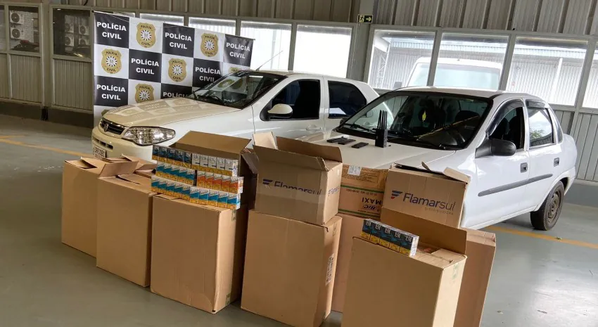 Polícia Civil recupera carga de cigarros roubada em Alvorada