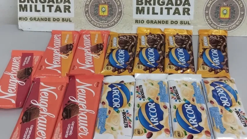 Homem é preso por furtar chocolate em São Lourenço do Sul