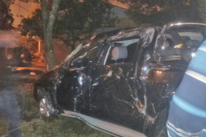 Jovem sem CNH capota caminhonete em Camaquã