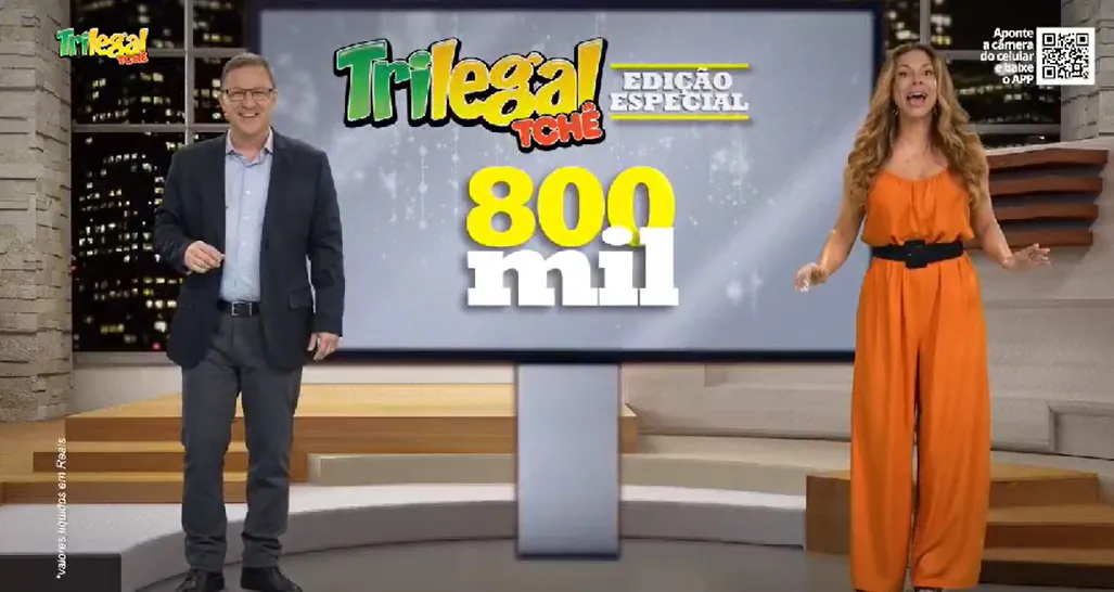 Edição especial do Trilegal Tchê sorteia R$ 800 mil no próximo domingo (12)