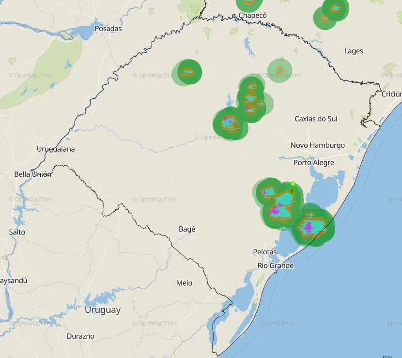 Defesa Civil alerta para fortes chuvas que atingem Camaquã e região