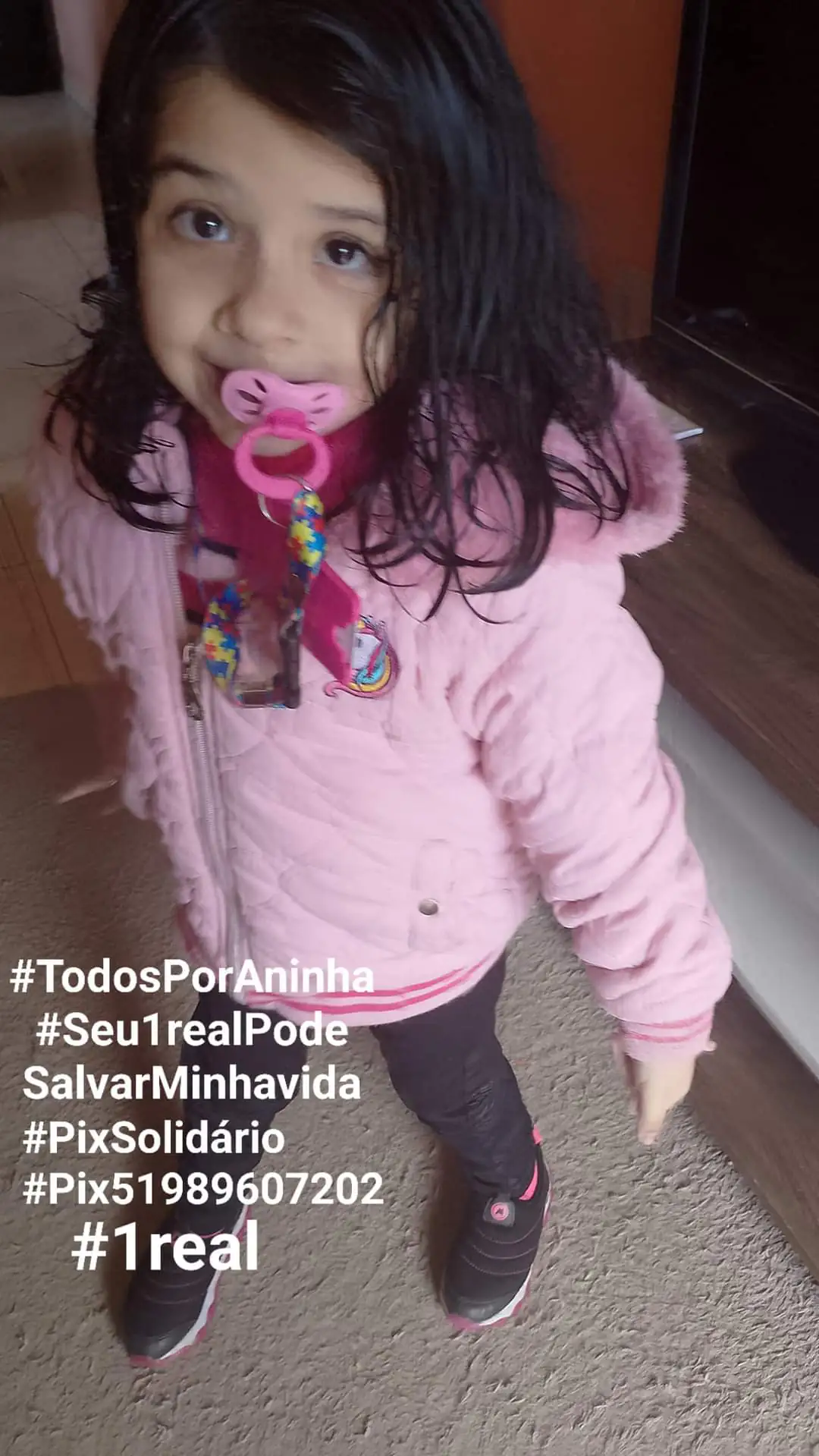 Mãe pede ajuda para comprar caneta de adrenalina para filha autista com alergias graves. Foto: Reprodução