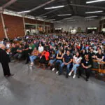 SindiTabaco e Afubra promovem tarde de conscientização em Santa Cruz do Sul. Foto: Junio Nunes