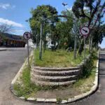 Moradores pedem limpeza da Praça da Santa Cruz em Camaquã. Foto: Valério Weege | Acústica FM