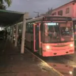 Ônibus em Camaquã - paradão do Sete