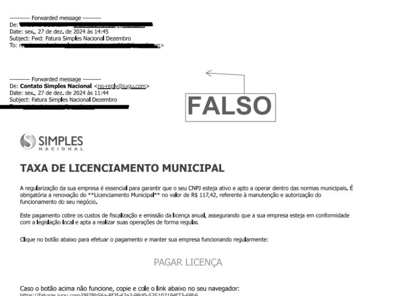 Golpistas usam nome da Prefeitura de Camaquã