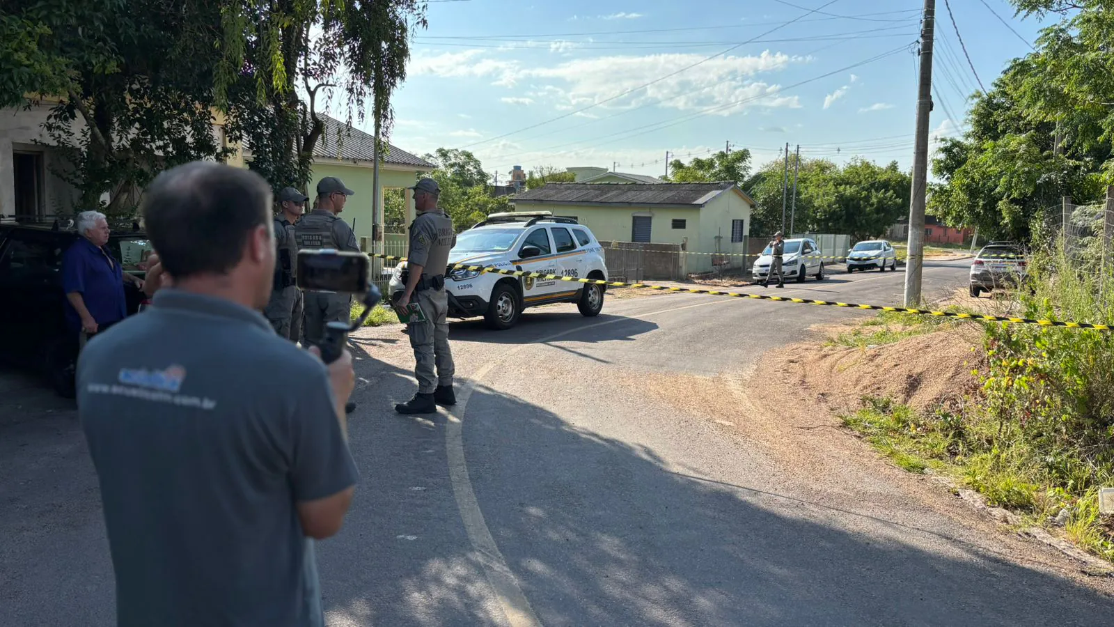 Homem é morto e outro fica ferido após serem brutalmente agredidos em Camaquã. Foto: Rodrigo VIcente/Rádio Acústica FM