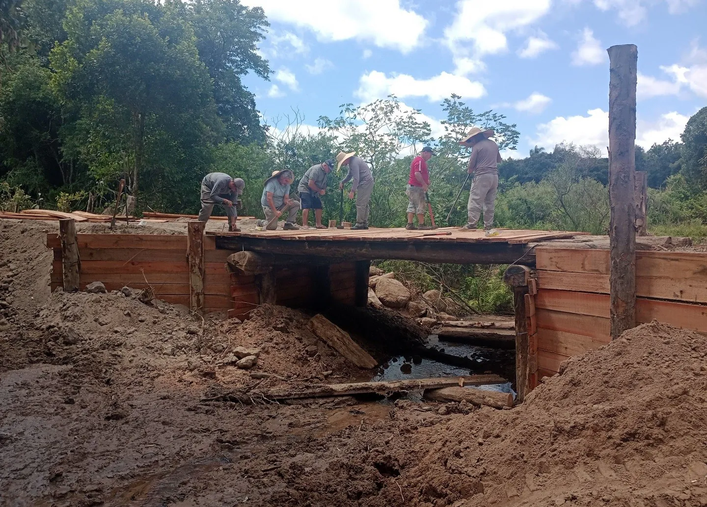 Duas novas pontes são entregues no interior de Camaquã. Foto: Divulgação | Prefeitura de Camaquã
