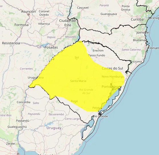 Inmet alerta para perigo da onda de calor intenso no Rio Grande do Sul 