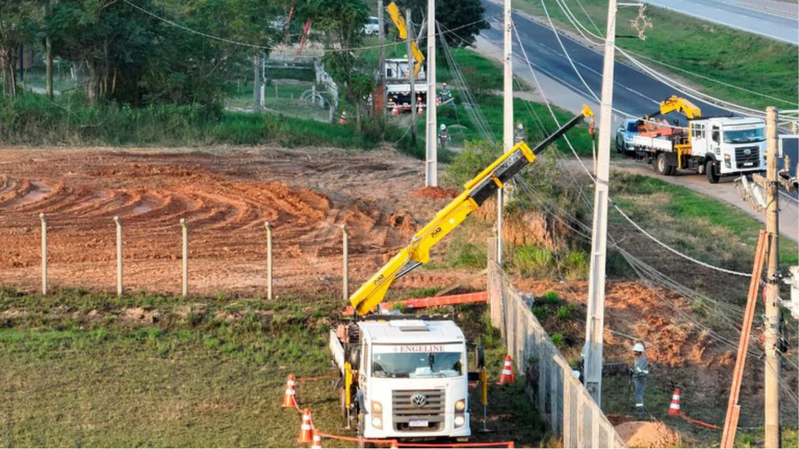 CEEE Equatorial informa desligamento para renovação da rede elétrica em Camaquã. Divulgação | CEEE Equatorial