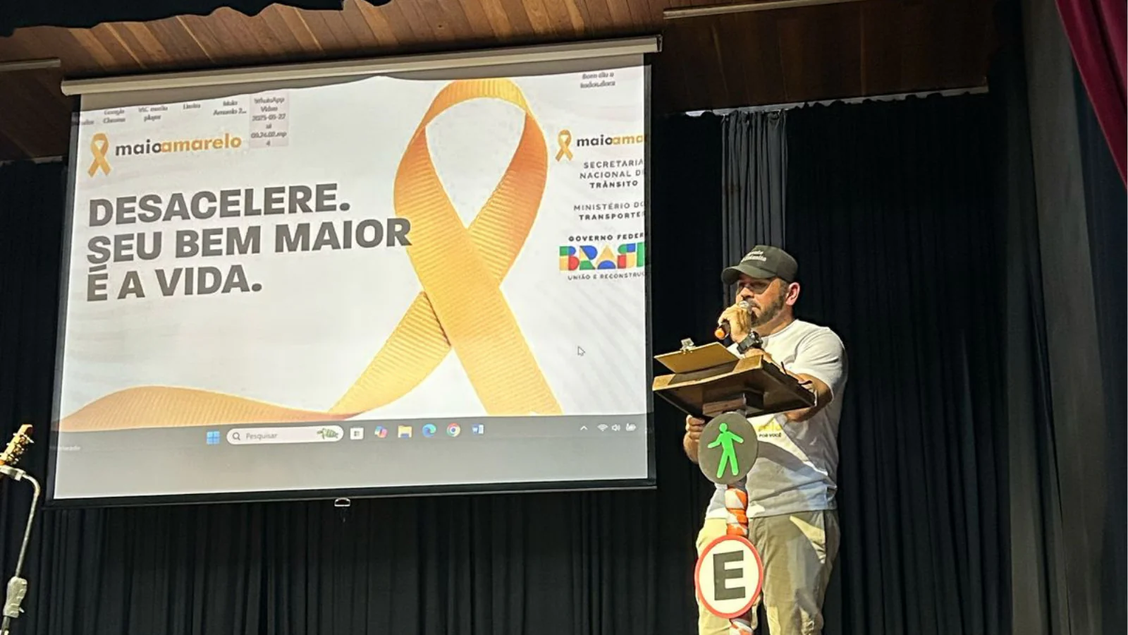 Maio Amarelo: Camaquã promove evento sobre conscientização no trânsito