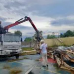Começa obra de reconstrução de escola tingida por ciclone em Camaquã