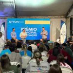 Cerimônia de entrega do Prêmio Municipal de Inovação 2025 acontece na ExpoCamaquã 2025. Foto: Rodrigo Vicente | Acústica FM
