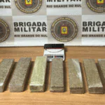 Brigada Militar prende traficante com mais de 7kg de maconha em Tapes