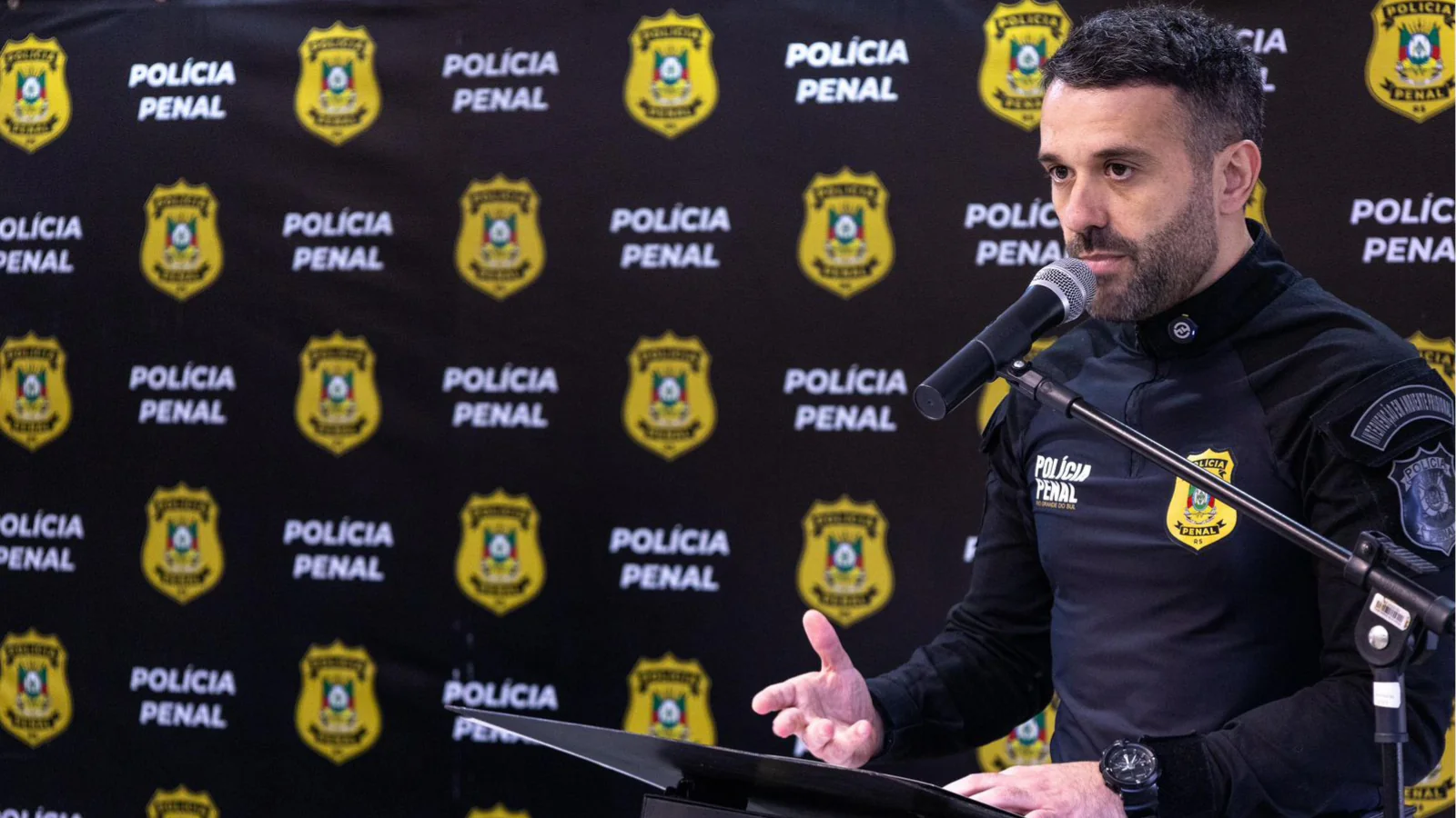 Novo superintendente da Polícia Penal, Sergio Dalcol, toma posse em Porto Alegre