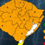 Defesa Civil alerta para chuva forte, temporais e granizo no Rio Grande do Sul