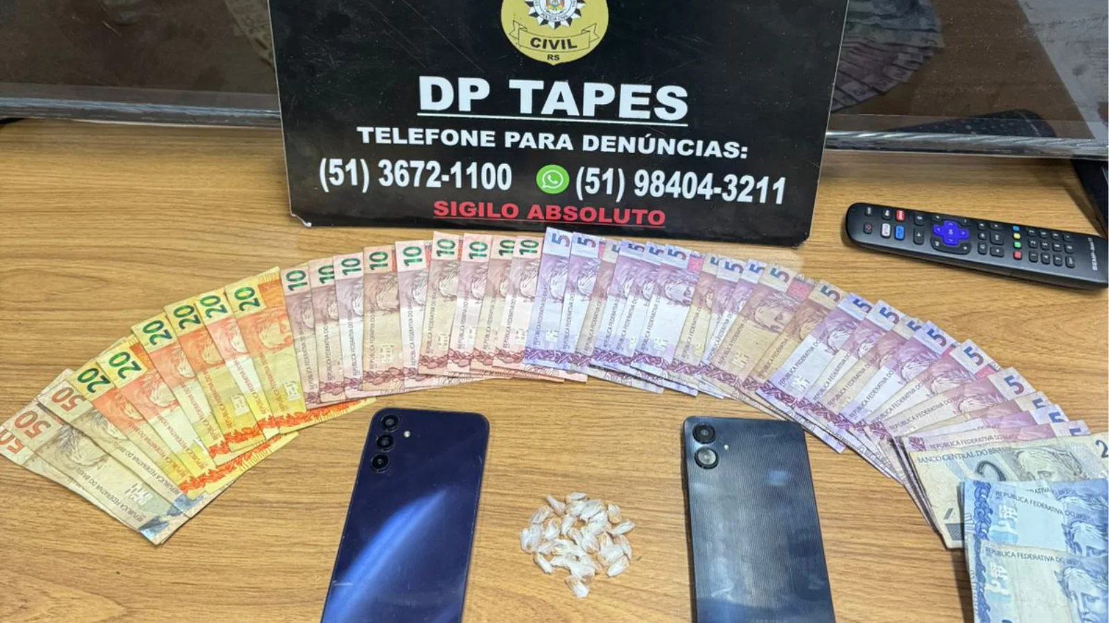 Polícia Civil prende casal de traficantes em Tapes