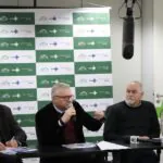 Diretores do GHC, João Motta, Gilberto Barichello, Luís Antônio Benvegnú e Quelen Tanize Alves da Silva.