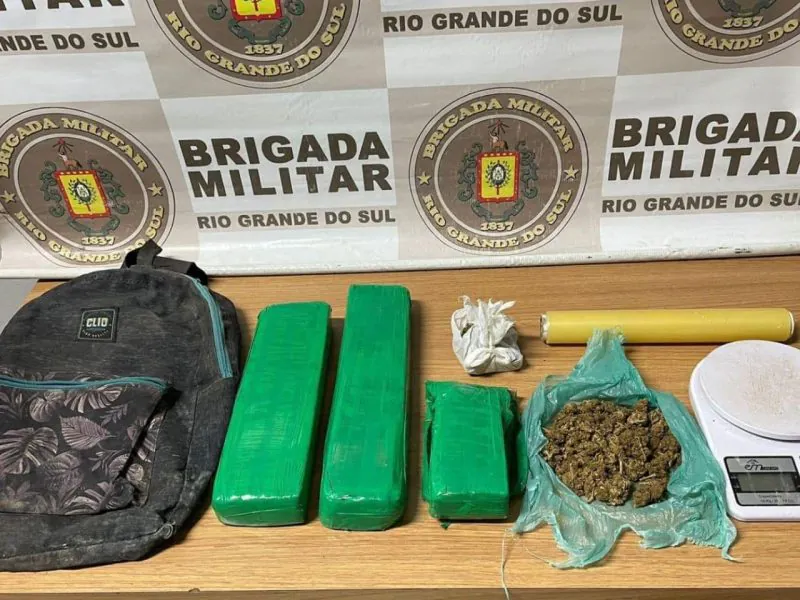 Denúncia anônima leva à prisão por tráfico de drogas em Camaquã