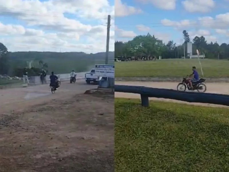 Barragem do Arroio Duro: manobras perigosas e excesso de velocidade são flagrados no local