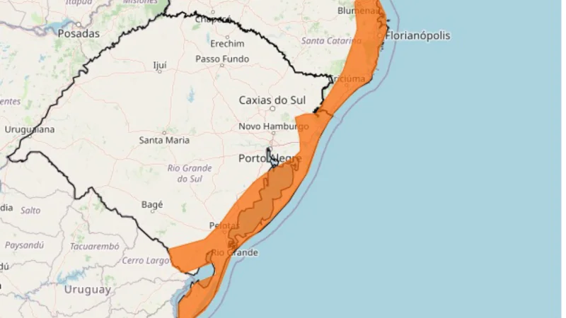 Defesa Civil emite aviso de perigo para onda de calor no RS