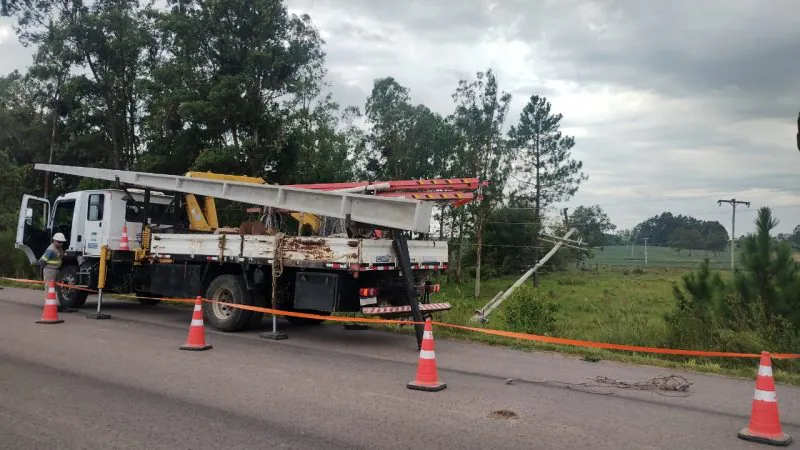 Arambaré enfrenta falta de energia e água após temporal